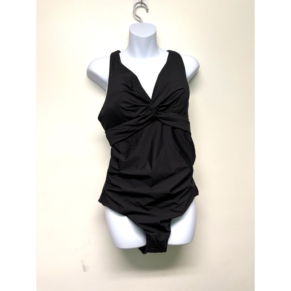 Calvin Klein Women's Size 16 Standard V-Neckline Shirred Front Strappy Back -NWT